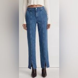 Madewell perfect vintage straight jean with seams size 26